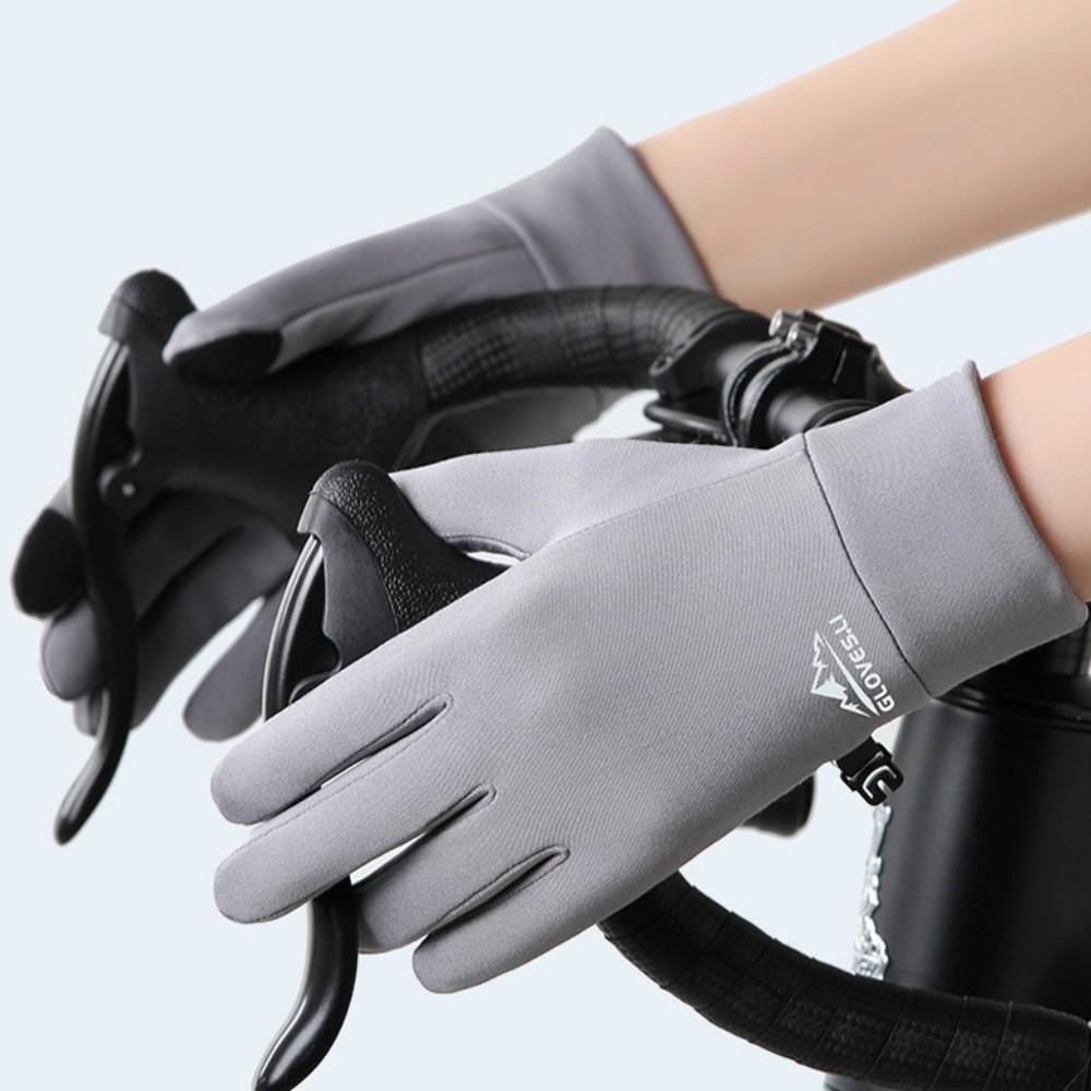 Lock Buckle Winter Cycling Gloves  Warm Outdoor Gloves  Cycling Equipment