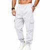 Men's Outdoor Casual Cargo Sweatpants, -Lined, Loose Fit, Multiple Pockets for Sports, Hiking and Daily Wear