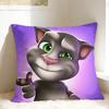 Pillow Cover Decorative T-Talking T-Tom And F-Friends  Vintage Pillow Case For Sofa Bedroom Home Decor Pillowcases