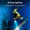 5000LM XHP120 Led Diving Flashlight IPX8 Underwater Waterproof 400M Professional Diving Torch Underwater Lighting Work Lamp