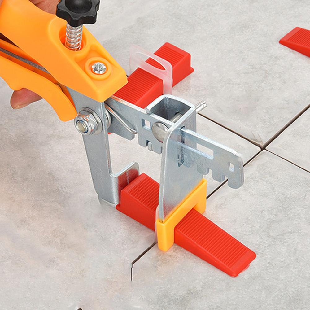 100 Pack Plastic Tile Spacers Reusable Clips Tiling Tool