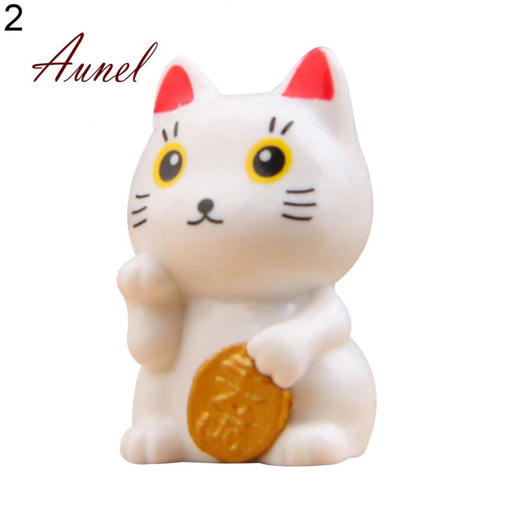 Wealth Lovely Cat Miniature Landscape Decoration Miniascape Garden Decoration