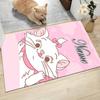 Custom Name Pink Aristocats Name Carpet Rug Customizable Soft Washable Anti-Slip Home Living Room Sofa Mats Personalized Rug. 0909417