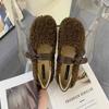 One-pedal Doudou Shoes Women's Winter 2025 New Versatile Lamb Wool Shoes Wear One-button Velvet Thermal Cotton Shoes