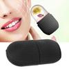 Eisgesichtsroller Kalte Eisformhalter Silikon Wiederverwendbar für Gesichtsbeauty DIY Gesichtsbehandlung Schwarz gestreift