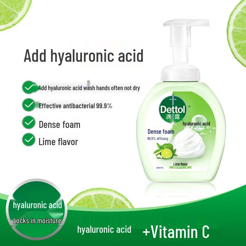 

Dettol Foaming Antibacterial Hand Wash, Lime Scent