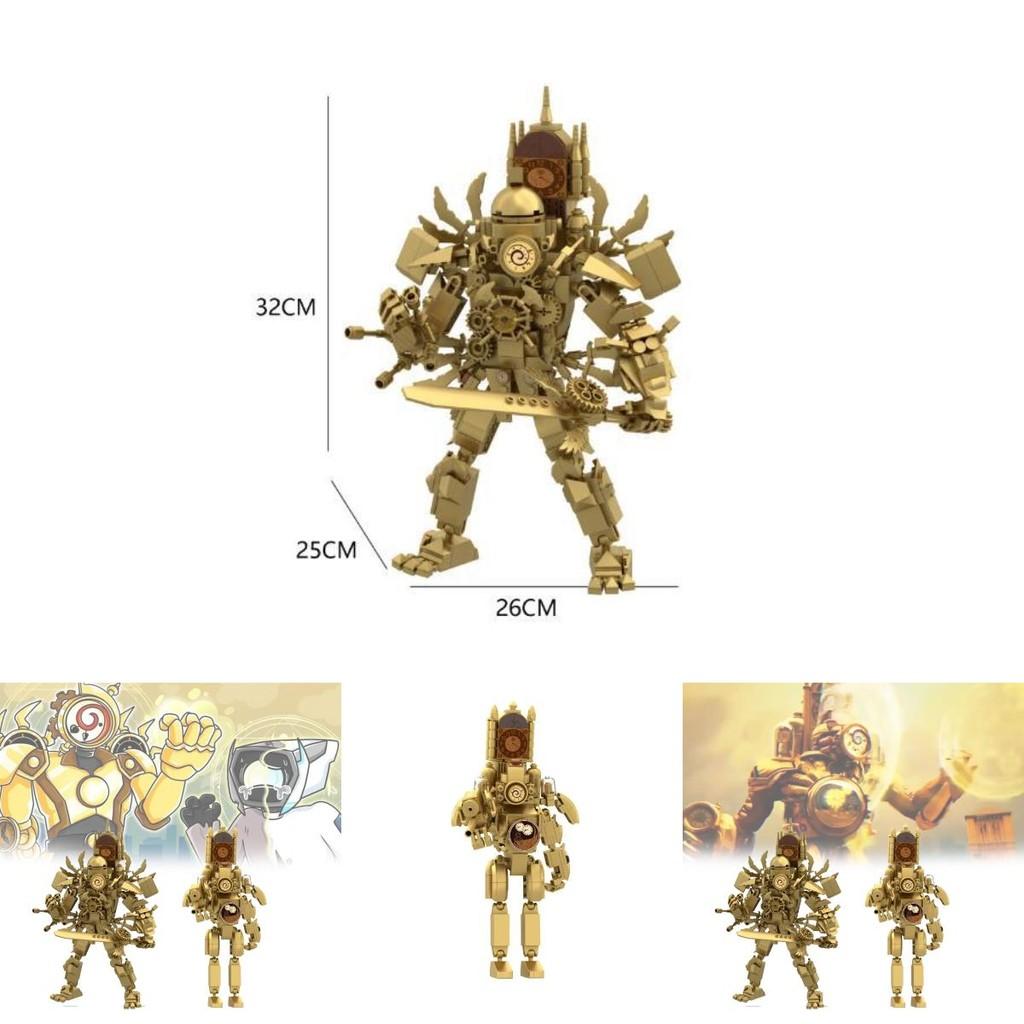 Skibidi Toilet Block Set With Abs Plastic Construction For Creative Building Enthusiasts