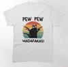 Camiseta de Gato Pew Pew Madafakas: Camiseta Gráfica Divertida