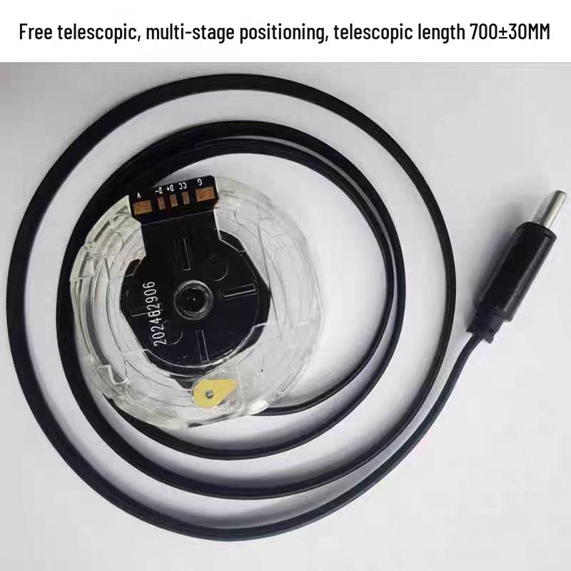 

Black Retractable 5-Core Fast Charge 3A Cable - Single Pull-Wire Module Winder Type-C чёрный