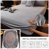 Solid Color Velvet Bed Sheets Warm Adjustable Fitted Sheets For Home Double bed sheets Not Fading  Machine Washable Bedspreads