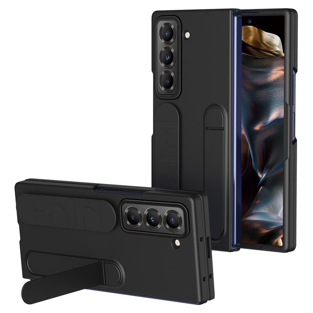 Kickstand Wristband Phone Case for Samsung Galaxy Z Fold Special/Z Fold 6 Slim/W25 PC Silicone Mobile Cover