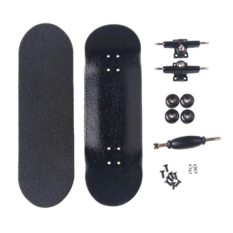 

Handmade Finger Skateboard Finger SkateBoarding Toy Finger Sport Activity Toy Finger Training Toy Adult Birthday Gift чёрный