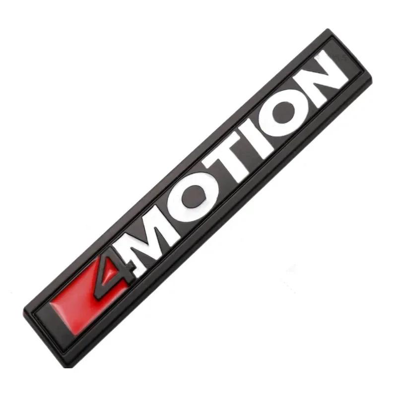 3D Metal 4MOTION Logo Car Rear Trunk Badge Emblem Sticker Decals For VW 4 Motion Tiguan Passat B8 Polo Golf 6 7LP8