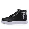 Fashion Print High-top Shoes Men Comfortable White Leather Sneaker Men Lightweight Men's Skateboard Shoes Big Size 48 Zapatillas