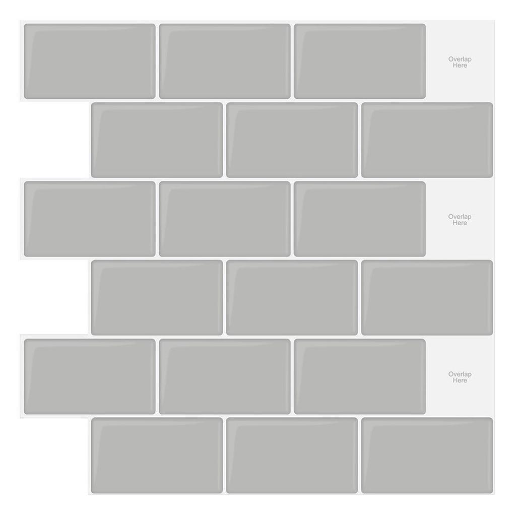 Neuer wasserdichter 3D-Mosaik-Selbstklebe-Wandaufkleber für Küche & Bad
