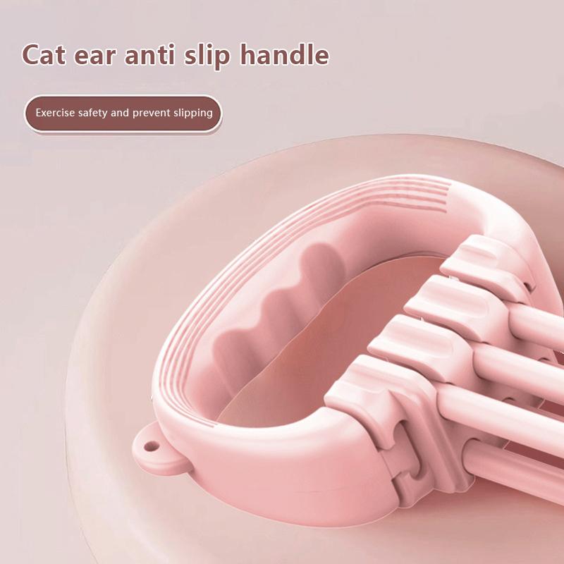 Resistance Band Elastic Puller Rope Non Slip Handle Exercise Band 6 Level Adjustable Yoga Stretching Belt For Shoulder Arms Back