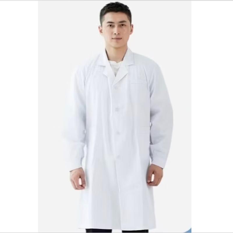 Qidingbao Unisex All-Season White Lab Coat XL белый