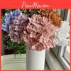 Artificial Silk Hydrangea Flower Lifelike Single Stem For Wedding Home Decor