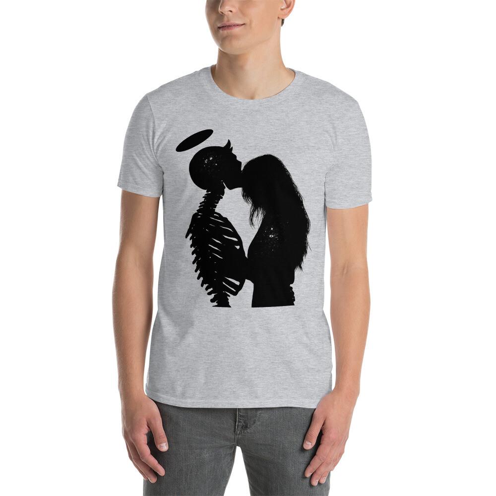 Skeleton Girl Love Lovers Gothic Goth Horror Unisex T-Shirt