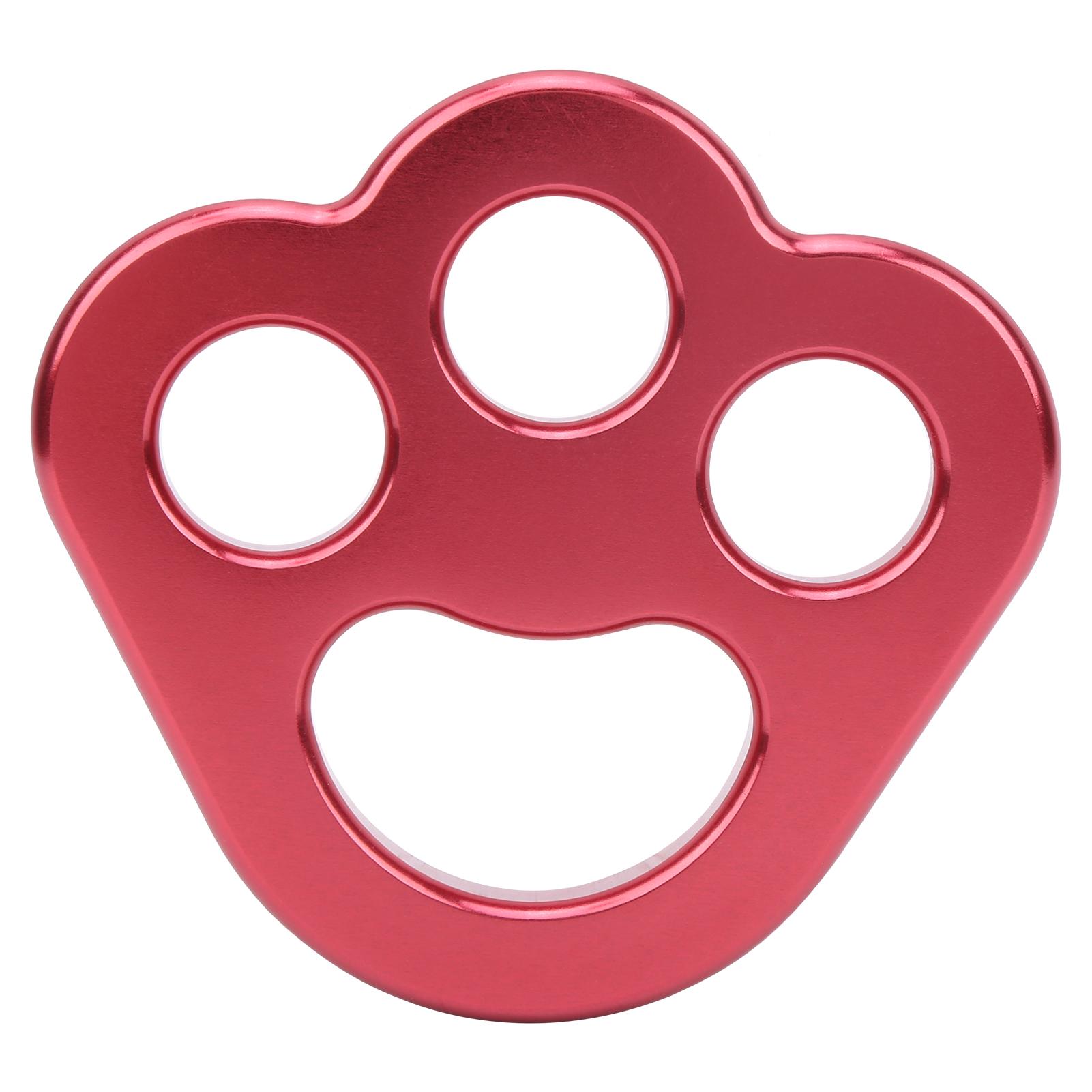 

Rope 3 Holes Force Rigging Plate Divider Finger Force Climbing Equipment