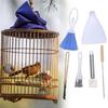 5Pieces Bird Cage Cleaner Kits Stainless Steel Excrement Remover for Parakeets and Small Pet Efficient Cleaning Tools