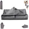 Adult Soft Pressure Wearable Blanket Comfortable Sleep Cocoon Breathable Portable Travel Camping Household Sleeping Bag Machine Washable Gray Sma
