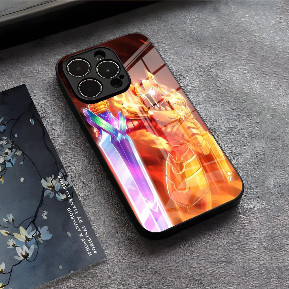 Game T-Terraria Phone Case For IPhone 17 Air 16 E Pro Max 15 14 13 Mini 12 Pro 11 Max Plus Black Glass Cover