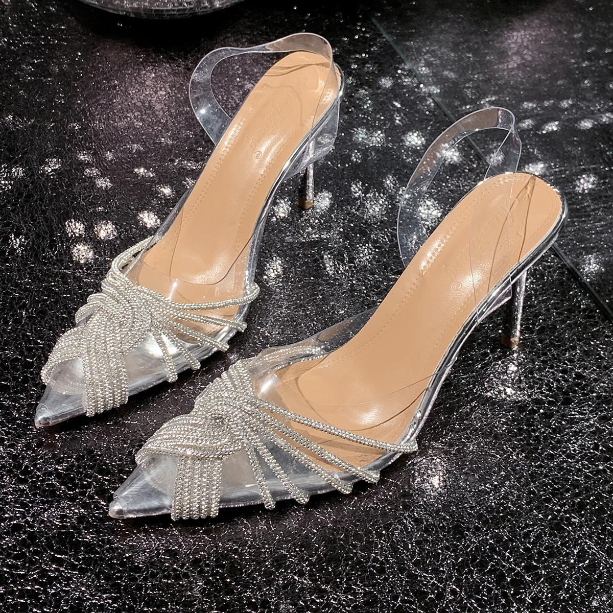 

Fashion Women s Sandals Kitten Heel Thin Belt Thin Heel French Pumps Sandals Fairy Style Summer New High Heel Fashion Sexy Style 35