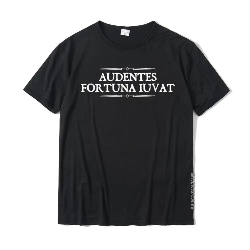 

Audentes Fortuna Iuvat Fortune Favors The Bold Latin Shirt Tshirts Tops Shirts H Unisex T-Shirt L