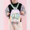 New Fashion Color Matching Children School Bags Cute Cartoon Casual Nylon Girl Baby Backpack Lightweight Reduce Burden Kindergarten Book Bag