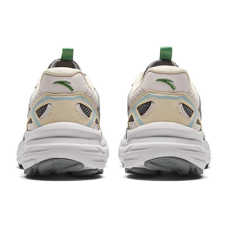 New Anta AT955 Wear Resistant Low Top Running Shoes Women's Black White Gray 922345598-4
