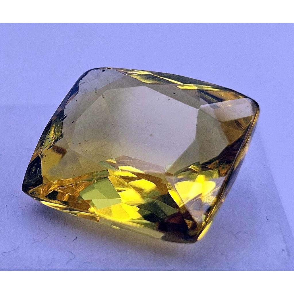 Yellow Color Sapphire 11-13 Ct Cushion Cut Certified Fabulous Loose Gemstone