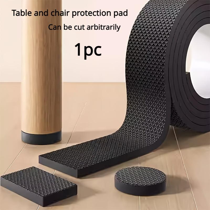 1roll Multi-Scene Silent Anti-Slip Furniture Pads - Heavy-Duty Scratch-Discreet for Dining Chairs Tables Beds Home Essentials