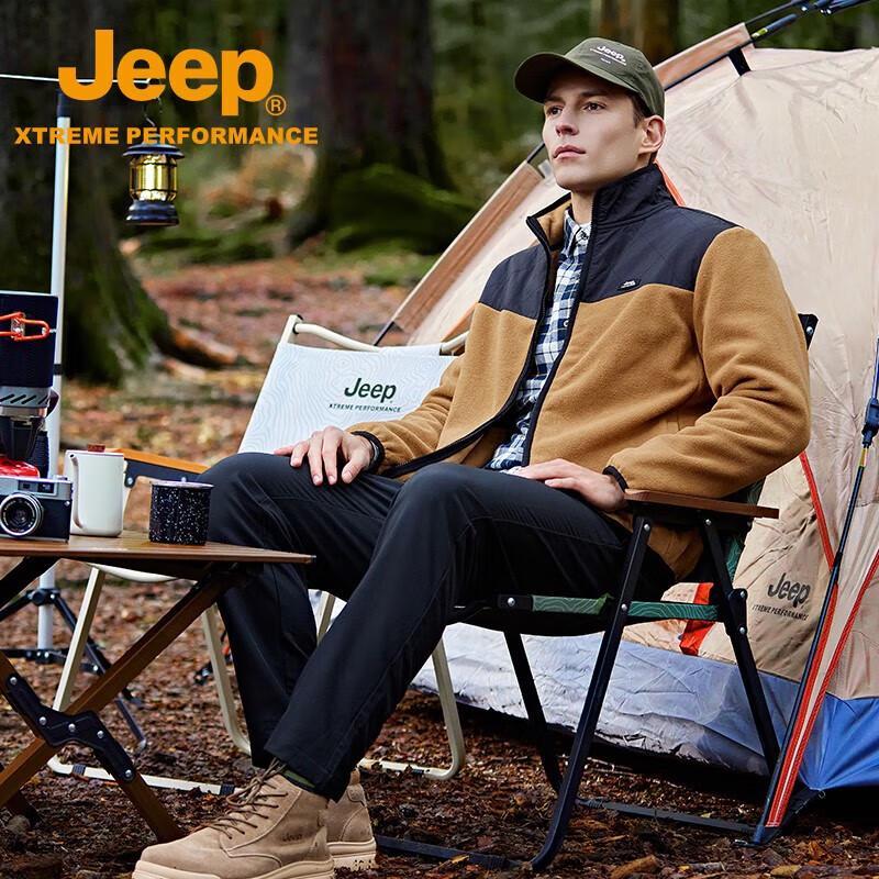 Jeep Men's Outdoor Warm Fleece Jacket