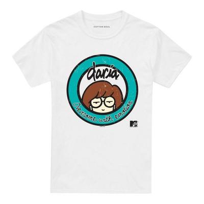 Daria Unisex Volwassene Overweldigd Door Emotie Logo T-shirt