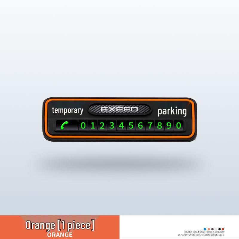 Xingtu TX Yaoguang Luminous Car Temporary Parking Number Plate