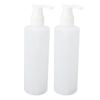2pcs Massage Oil Warmer Replacement Bottle 250ml Refillable Professional Shampoo Pump Bottles for for Lotion Heater