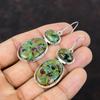 Koppar Rubin Zoisit Örhänge 925 Sterlingsilver Örhängen Unik Design Smycken Ädelsten Handgjort Örhänge Underbar Smyckesgåva Till Hennes