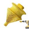 M10 Tile Chamfering Drill Bit Grinding Wheel M10 Thread Tool Screw Countersink Bit Diamond Beveling Chamfer Bit For Granite Cut