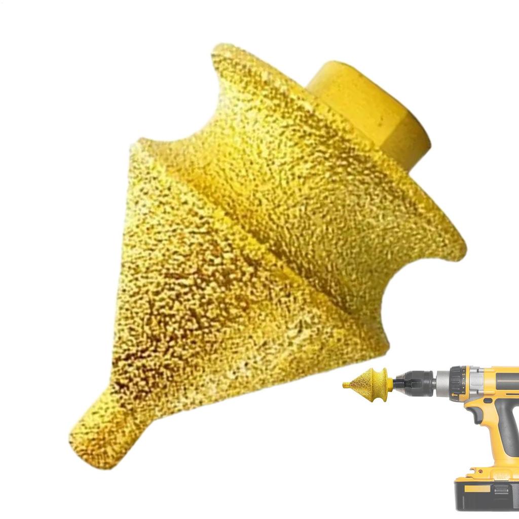 M10 Tile Chamfering Drill Bit Grinding Wheel M10 Thread Tool Screw Countersink Bit Diamond Beveling Chamfer Bit For Granite Cut