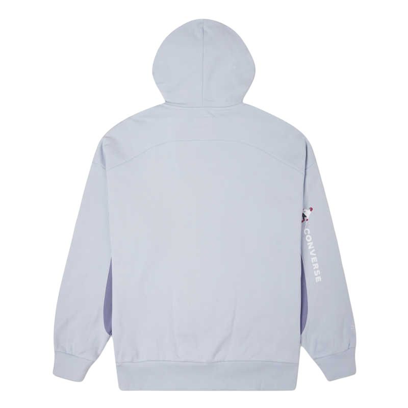 Converse Sweatshirts Women's Light Blue Hooded Thickened Regular 10023515-A01