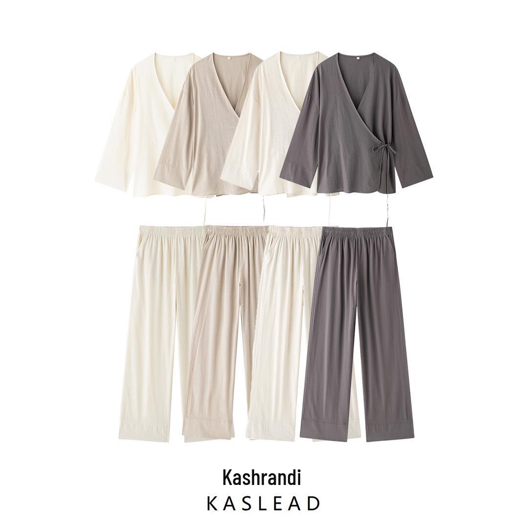 

2024 Autumn Women s European & American Style Fashion Tie-Detail Shirt & Straight-Leg Pants Set Large