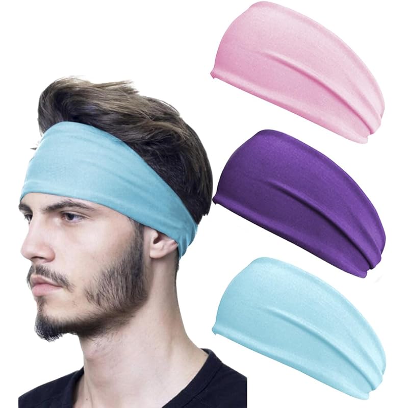 

hair band men s ladies for sports headband sweat stopper hair turban Sweat absorption quick drying Stretchable Thin cool headband fitness yoga running