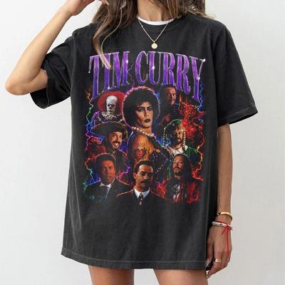 Vintage Tim Curry Tribute T-Shirt, Tim Curry Fan Tees
