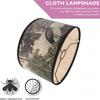 Vintage Lamp Shade Modern Drum Lampshade with Pattern Replacement Lamp Shade for E27 Table Lamp Floor Light