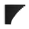 Pan Flute C Key with Cardboard Carrying Bag for Children Adults Beginners Teaching Staff Black 16