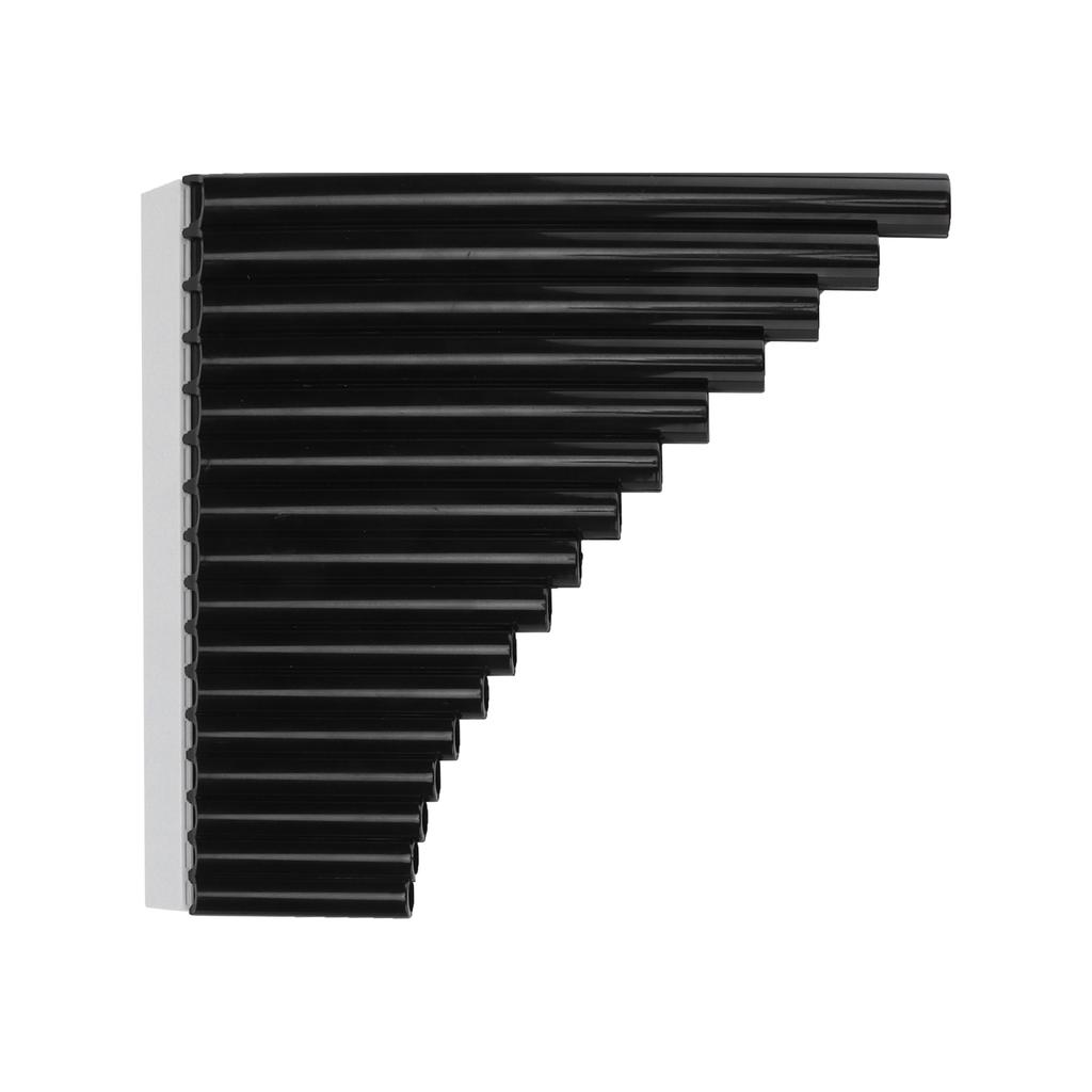 Pan Flute C Key with Cardboard Carrying Bag for Children Adults Beginners Teaching Staff Black 16
