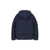 Uniqlo Solid Color Zipper Hooded Pocket Design Down Jacket Men Outerwear Dark-Blue 459624-69