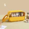 Women PU Cosmetic Storage Bag Portable Travel Wash Bag Fitness Large Capacity Cosmetic Organizer Waterproof Transparent PVC