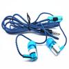 Microphone Braided Cord 3.5mm Jack Wired Control In-ear Headset Wired Eraphone Earbuds Earphone